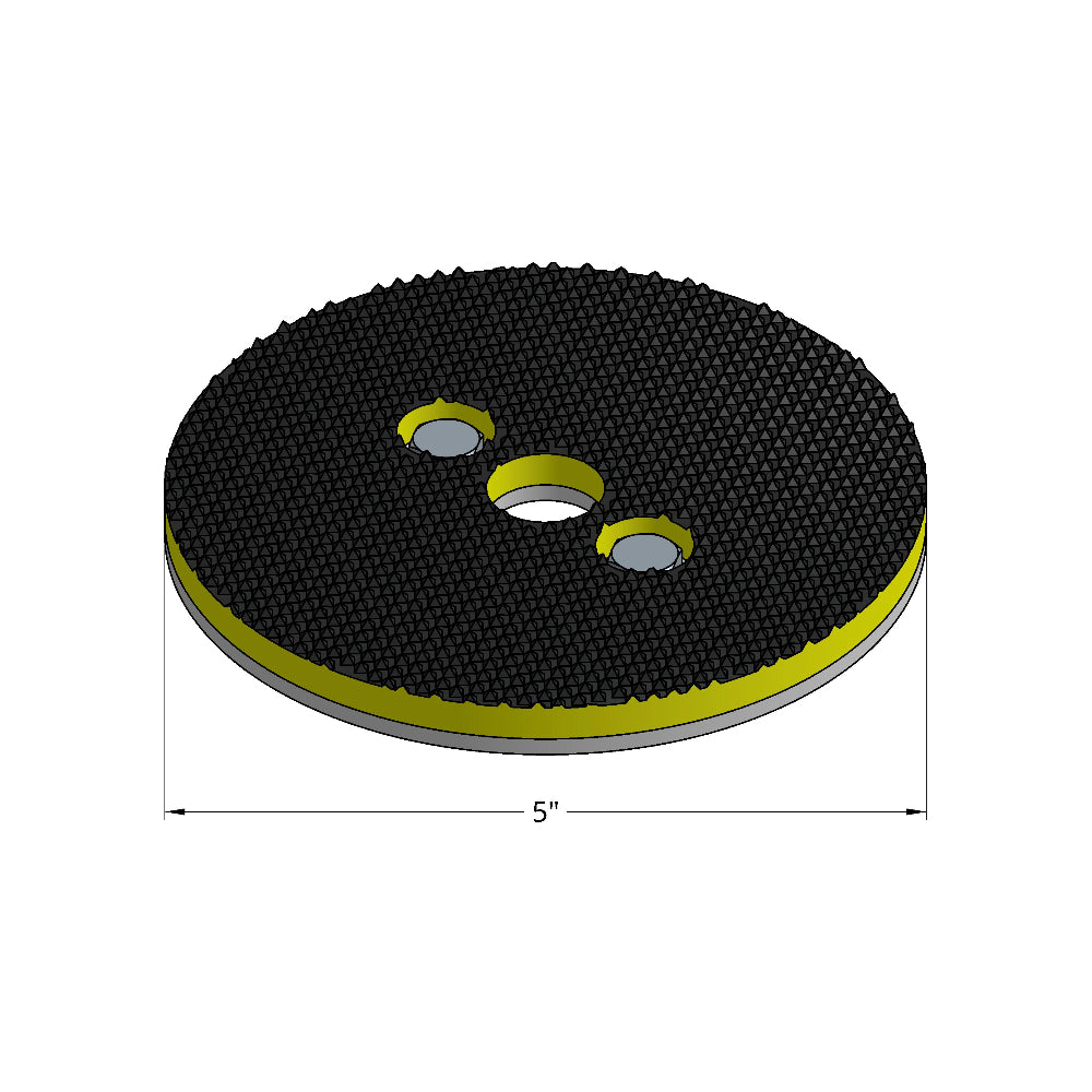 WerkMaster | 5 In. Foam/Hook Adapter Plate 1/2 In.X 1 In. | Boss