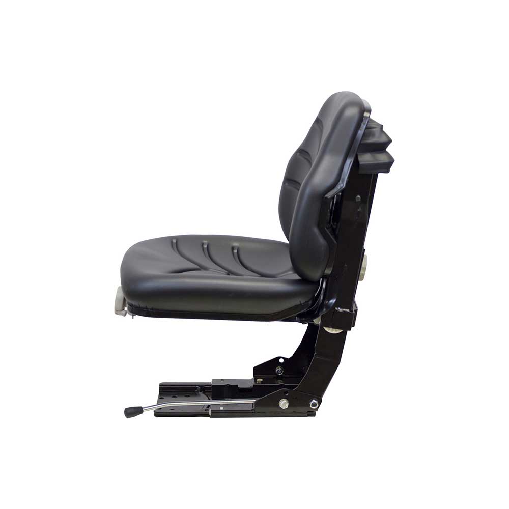 Uni Pro 117 Utility Mechanical Suspension Seat with OPS Switch | Black Vinyl