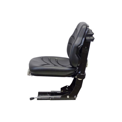Uni Pro 117 Utility Mechanical Suspension Seat with OPS Switch | Black Vinyl