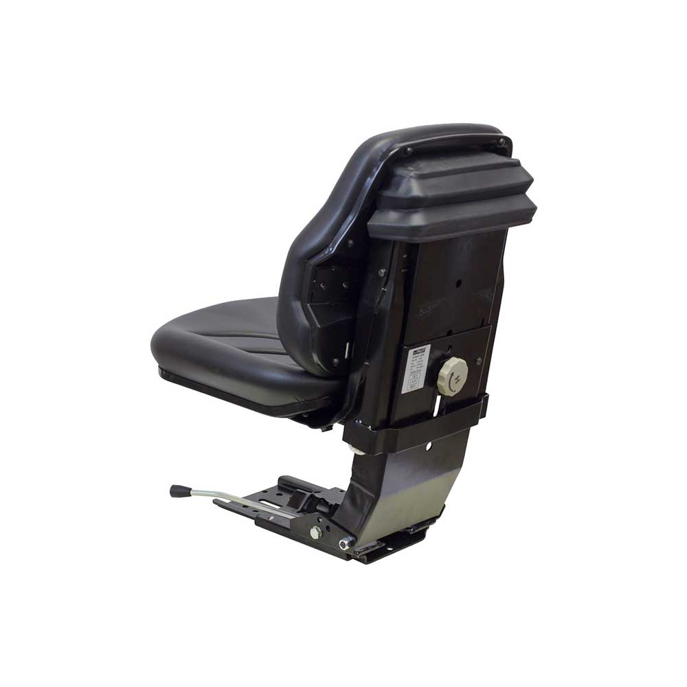 Uni Pro 117 Utility Mechanical Suspension Seat with OPS Switch | Black Vinyl