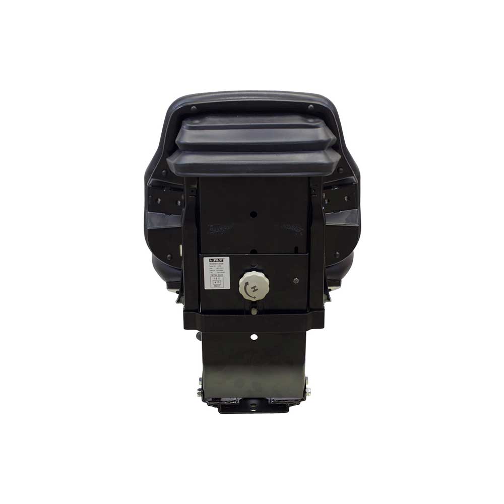 Uni Pro 117 Utility Mechanical Suspension Seat with OPS Switch | Black Vinyl