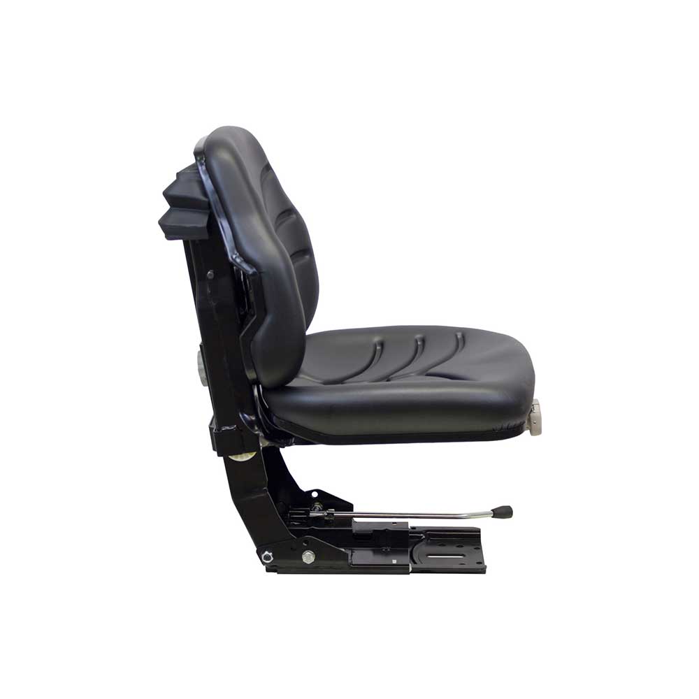 Uni Pro 117 Utility Mechanical Suspension Seat with OPS Switch | Black Vinyl