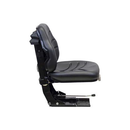 Uni Pro 117 Utility Mechanical Suspension Seat with OPS Switch | Black Vinyl