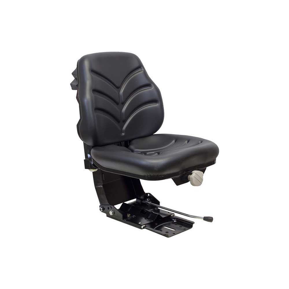 Uni Pro 117 Utility Mechanical Suspension Seat with OPS Switch | Black Vinyl