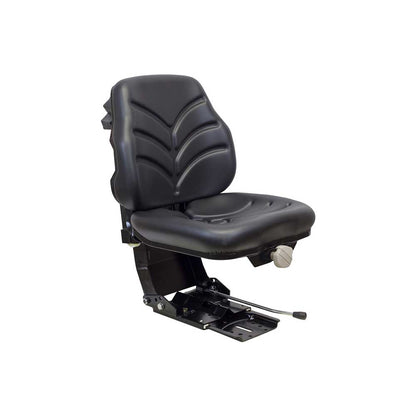 Uni Pro 117 Utility Mechanical Suspension Seat with OPS Switch | Black Vinyl
