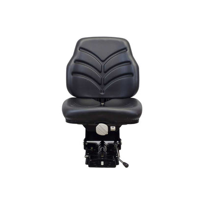 Uni Pro 117 Utility Mechanical Suspension Seat with OPS Switch | Black Vinyl