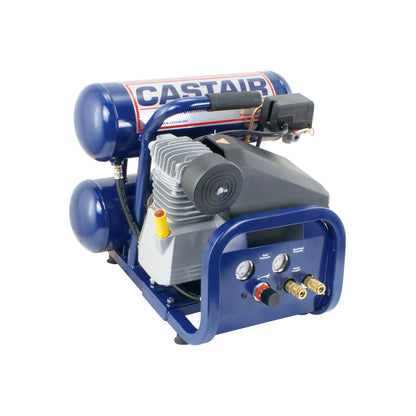 CASTAIR Compressor | Contractor Series | 4 Gal. | 1.5HP - 115V Portable | 4.6 CFM @100 PSI