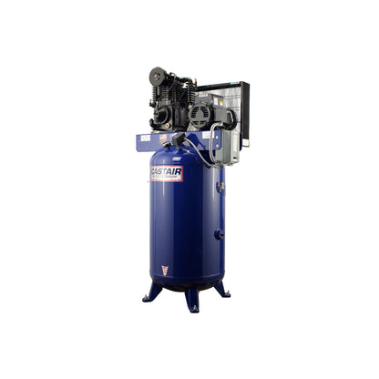 CASTAIR Compressor | Industrial Series | 80 Gal. Vertical | 5HP 1-Phase 230V | 17.5 CFM@ 175 PSI
