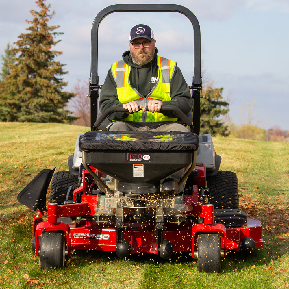 Jrco Broadcaster Spreader | Foot Control | Brushless