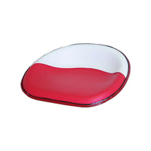 Uni Pro International Harvester HM Pan Seat | Rod Mount Pattern | Red & White Vinyl