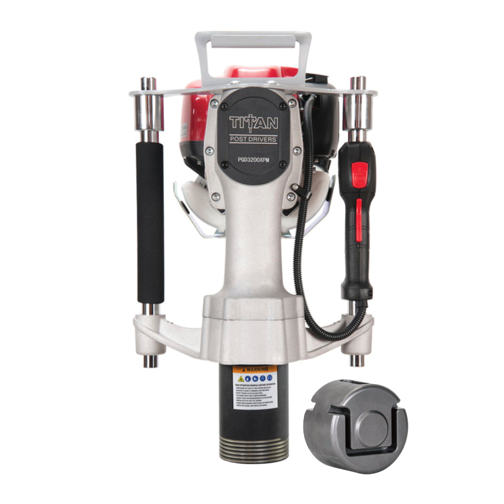 Titan Post Master Plus Driver | Commercial | 3-1/8-In Diameter | Gas-Powered Honda GX35