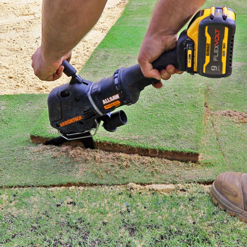 Arbortech | AllSaw Cordless Landscaping Wood and Turf Kit | Powered by DEWALT 60V