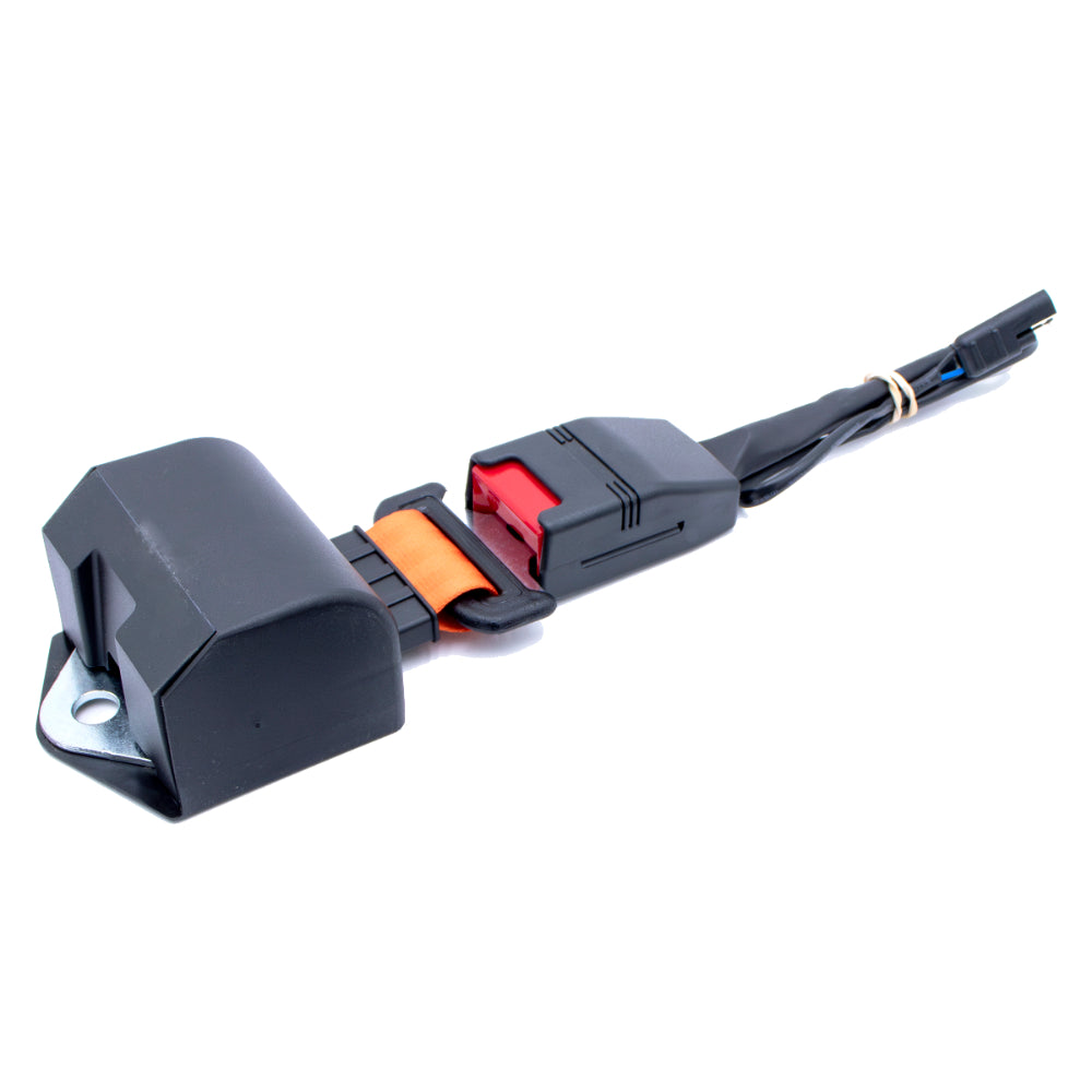 Uni Pro Universal Retractable Seat Belt Kit | Orange Nylon | 5 Amp N/O Switch