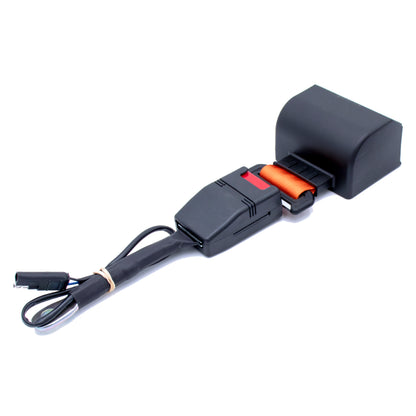 Uni Pro Universal Retractable Seat Belt Kit | Orange Nylon | 5 Amp N/O Switch