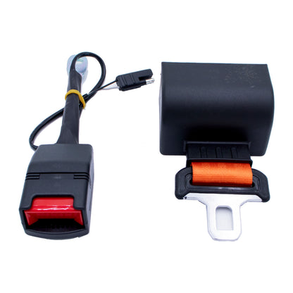 Uni Pro Universal Retractable Seat Belt Kit | Orange Nylon | 5 Amp N/O Switch