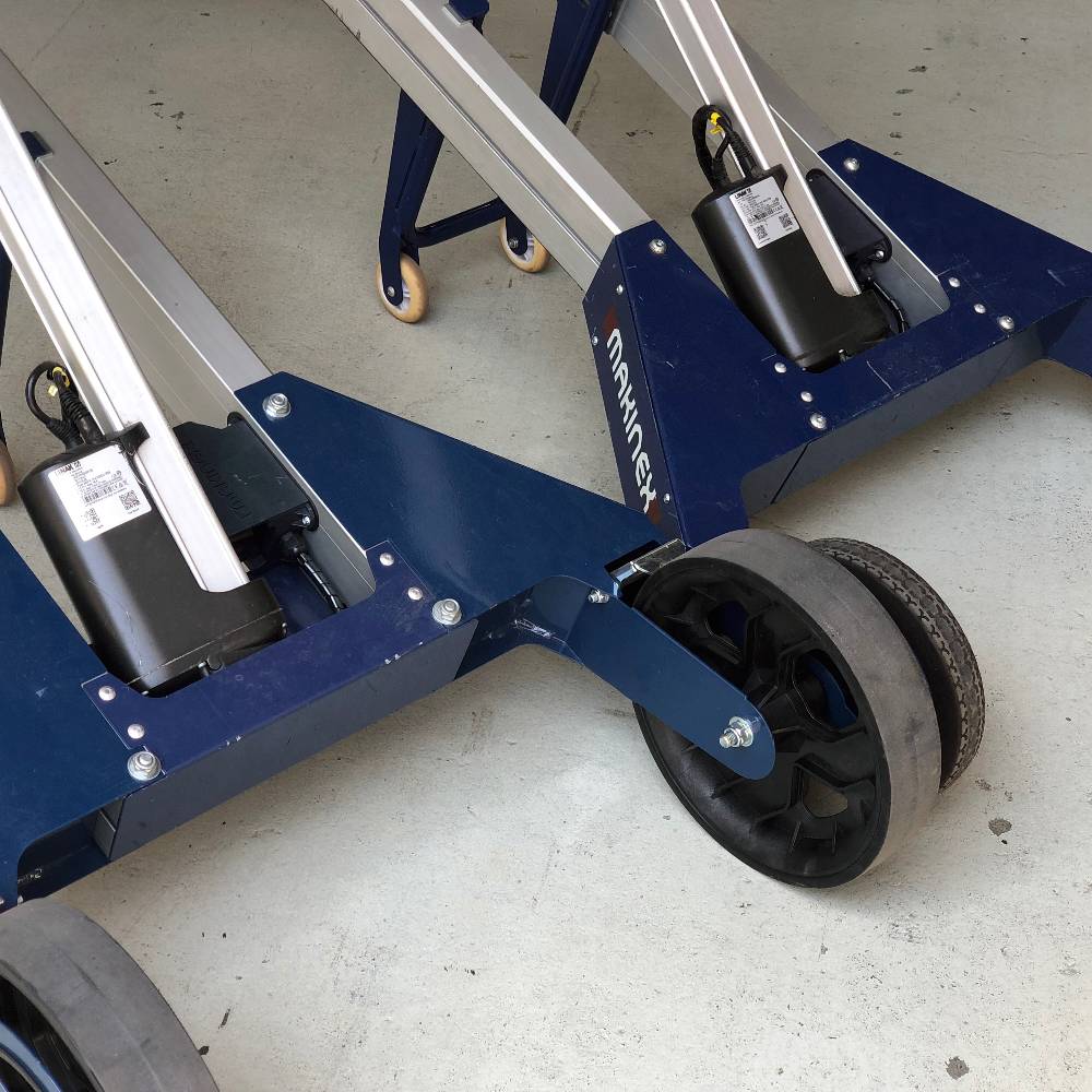 Makinex | Big X-Wheel Assembly Kit  for Powered Hand Truck