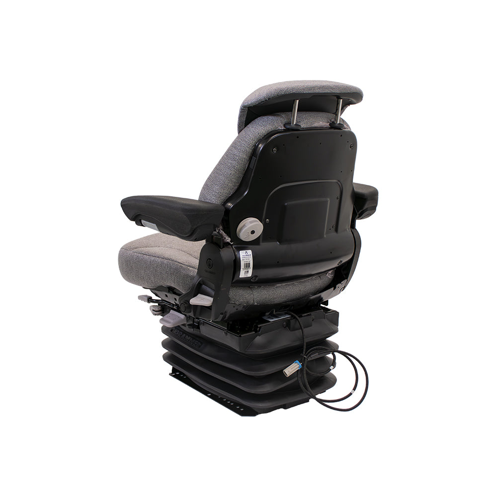 Uni Pro Case IH 71-89 Magnum/9200-9300 1061 Air Suspension Seat with Integrated Swivel | Gray Fabric