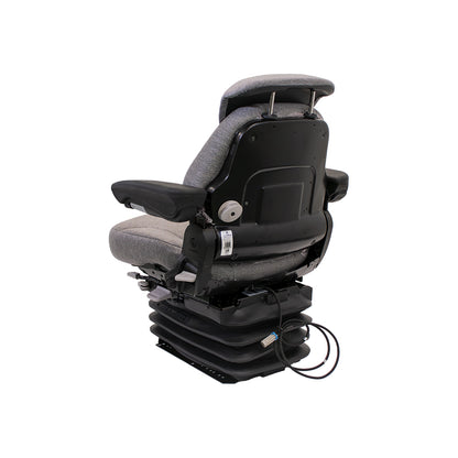 Uni Pro Case IH 71-89 Magnum/9200-9300 1061 Air Suspension Seat with Integrated Swivel | Gray Fabric