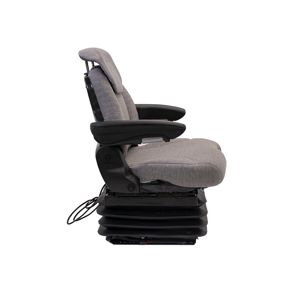 Uni Pro Case IH 71-89 Magnum/9200-9300 1061 Air Suspension Seat with Integrated Swivel | Gray Fabric