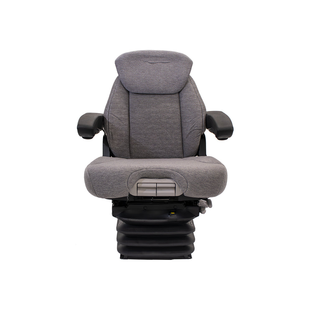 Uni Pro Case IH 71-89 Magnum/9200-9300 1061 Air Suspension Seat with Integrated Swivel | Gray Fabric