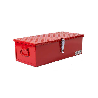 K&M Mfg #30 Toolbox | 23-In. x 10-In. x 7-In. | Red Powder Coat