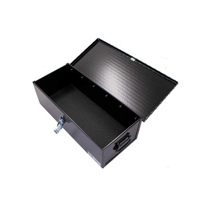 K&M Mfg #30 Toolbox | 23-In. x 10-In. x 7-In. | Black Powder Coat