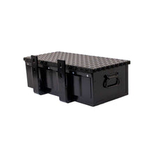 K&M Mfg #30 Toolbox & Mounting Brackets Kit | 23-In. x 10-In. x 7-In. | Black Powder Coat