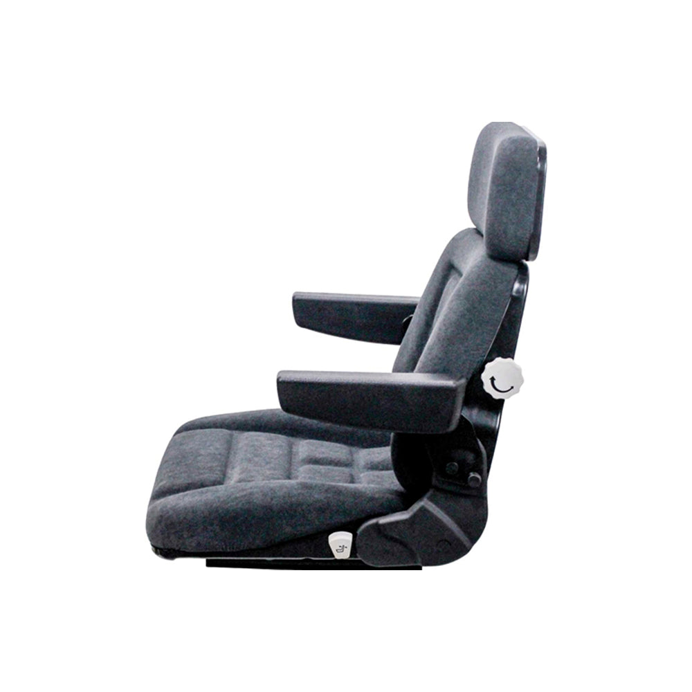 Pilot | Seat Top | Armrests | Slide Rails | Gray Fabric | 7616