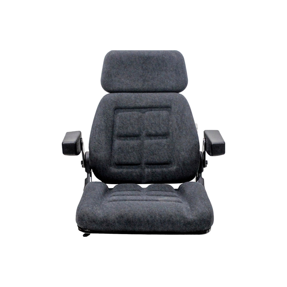 Pilot | Seat Top | Armrests | Slide Rails | Gray Fabric | 7616