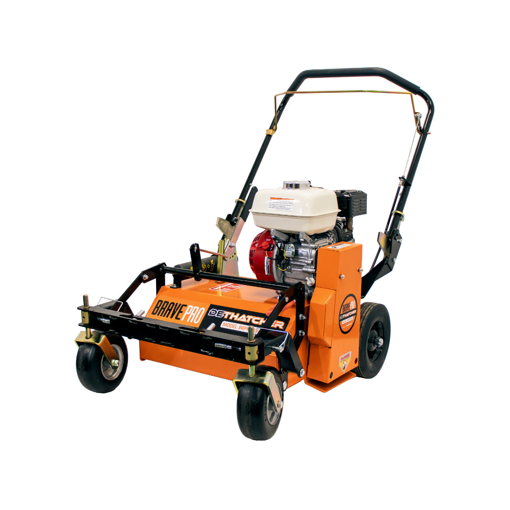 BravePro "U Turn" Power Rake Dethatcher | 20 In. Width | GX160