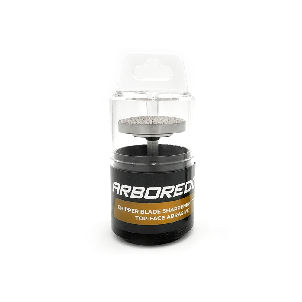 ArborEdge | Chipper Blade Sharpening Tool | Top Face Abrasive | 1.5 In. Dia.