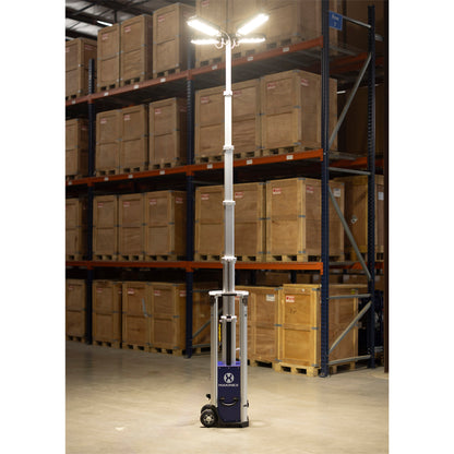 Makinex | Sierra Light Tower | 16.5 Ft | 112,000 Lumens