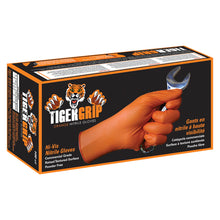 Tiger Grip Nitrile Glove | Hi-Vis Orange | 8 Mil | XL | Box of 90