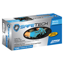 Safe Tech Nitrile Glove | Blue | 4 Mil | L | Box of 100