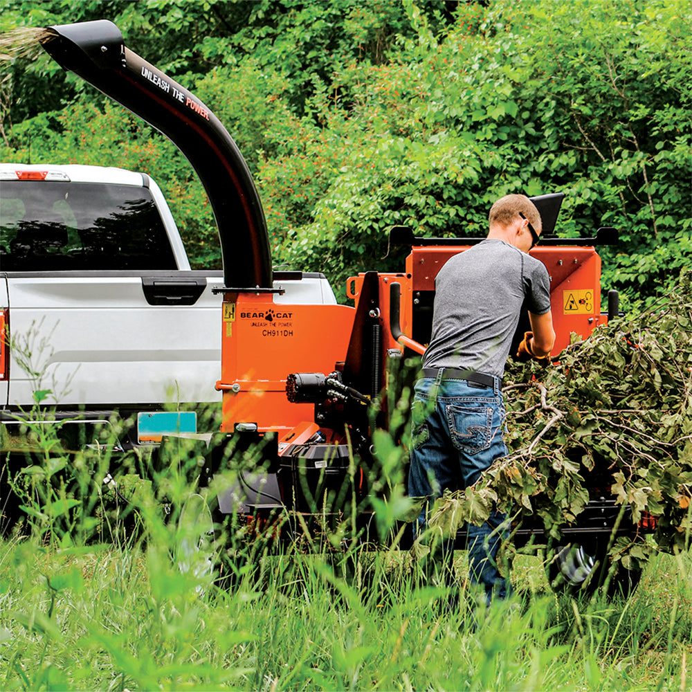 Bear Cat | 9 In. Road Towable Chipper | Kubota 24.8 HP | CH911DH