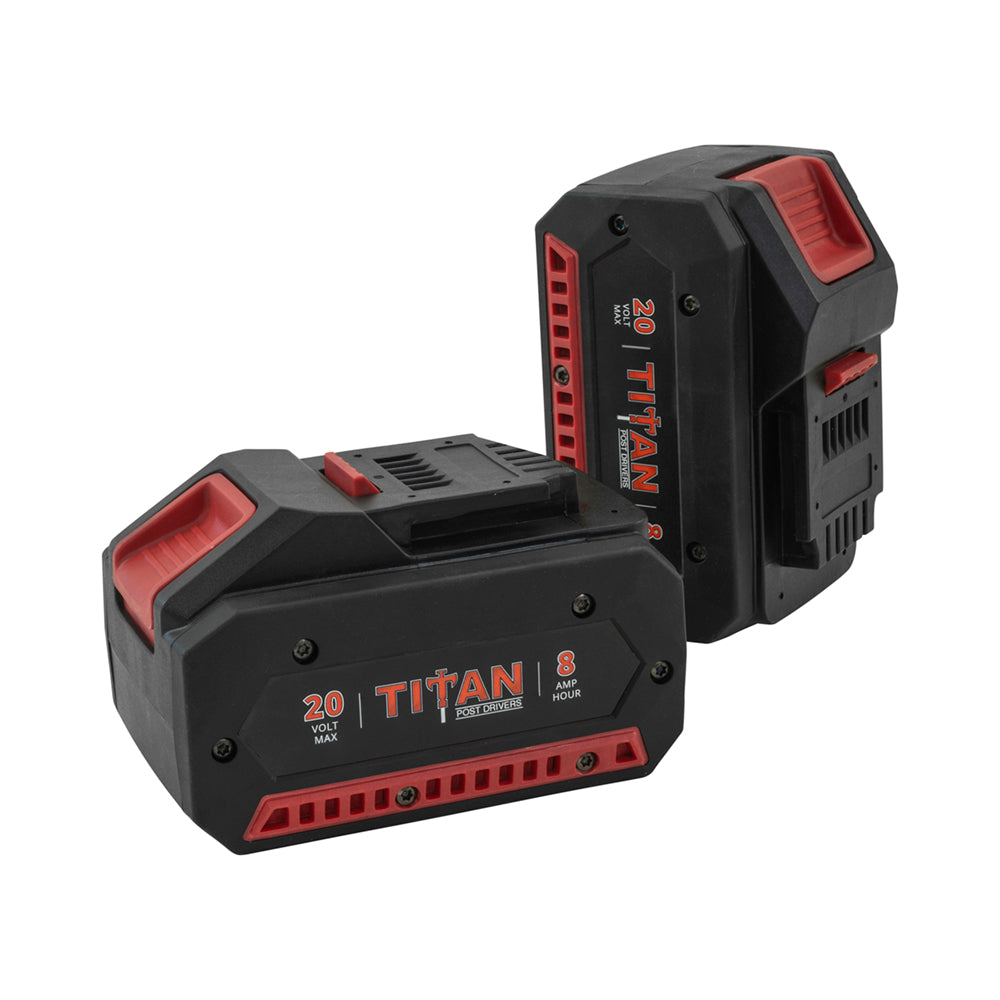 Titan Post Driver | Residential | 2.5-In. Diameter | Electric 40V DC W/ 2 8AH Batteries