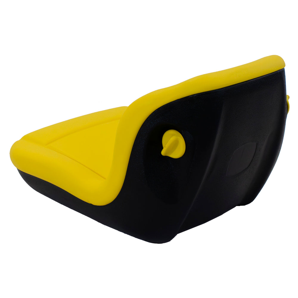 Milsco | XB150 | Bucket Seat | Low-Back | Lumbar Support | Yellow Vinyl | GWG311537