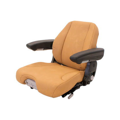 Uni Pro | 741 Seat Top | Integrated Swivel | Operator Presence Switch | Tan Vinyl