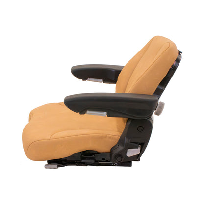 Uni Pro | 741 Seat Top | Integrated Swivel | Operator Presence Switch | Tan Vinyl