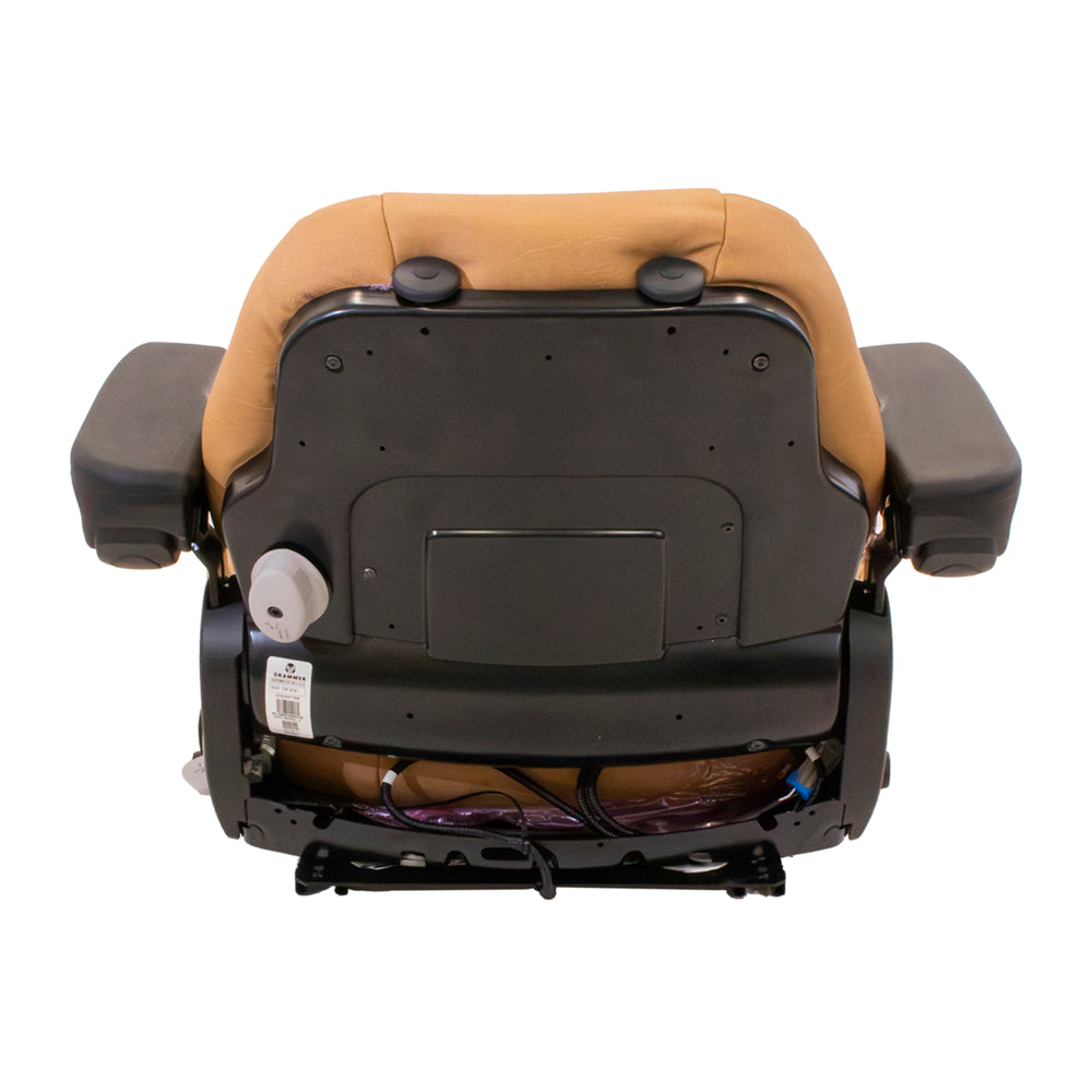 Uni Pro | 741 Seat Top | Integrated Swivel | Operator Presence Switch | Tan Vinyl