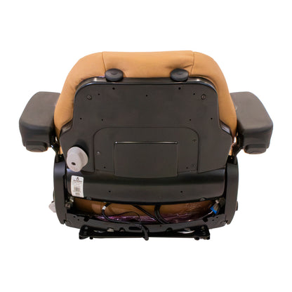 Uni Pro | 741 Seat Top | Integrated Swivel | Operator Presence Switch | Tan Vinyl