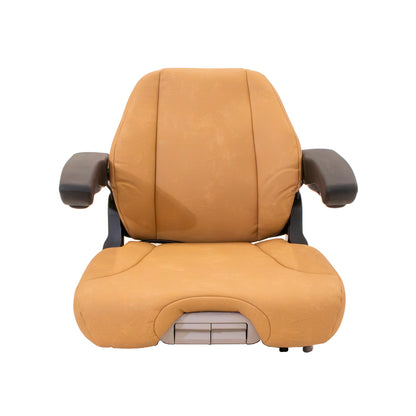 Uni Pro | 741 Seat Top | Integrated Swivel | Operator Presence Switch | Tan Vinyl