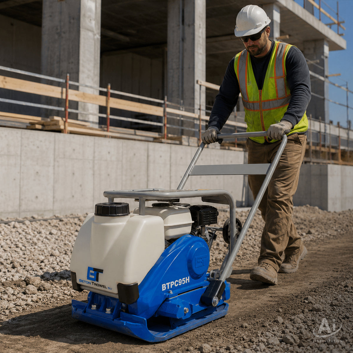 BT Forward Plate Compactor | 20 In. | GX160 | With Water Tank