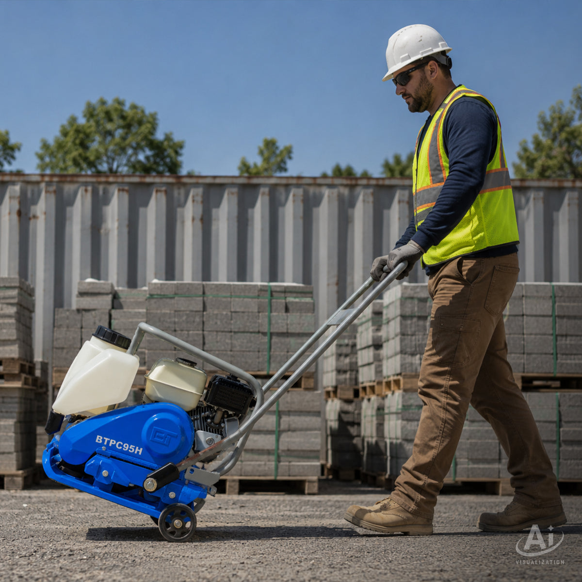 BT Forward Plate Compactor | 20 In. | GX160 | With Water Tank