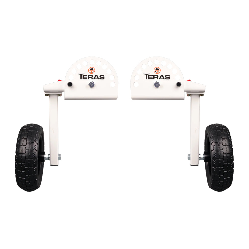 Teras | Landing Gear 48 In. Universal Trowel Wheel Kit | 10 In. Flat-Free Tires | TMC01