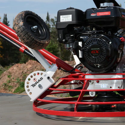 Teras | Landing Gear 36 In. Universal Trowel Wheel Kit | 10 In. Flat-Free Tires | TMC02