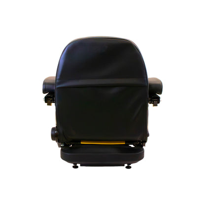 Uni Pro | Low Profile Seat and Mechanical Suspension | Armrests | Black/Yellow Vinyl | GWG311577