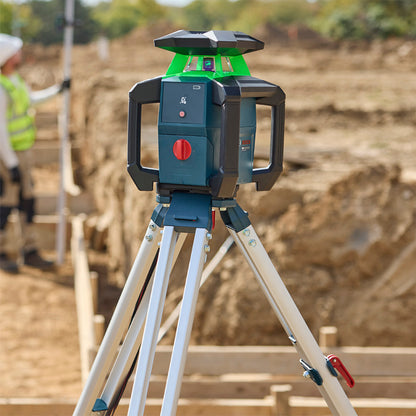 Bosch | MT Leveling Exterior | 18V Green-Beam Horizontal Rotary Laser Kit | GRL18V-31K