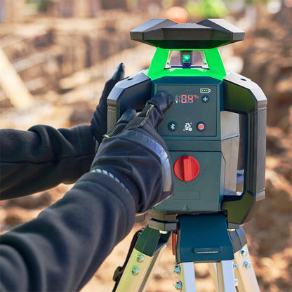 Bosch | MT Leveling Exterior | 18V Green-Beam H/V Rotary Laser Kit | GRL18V-34K