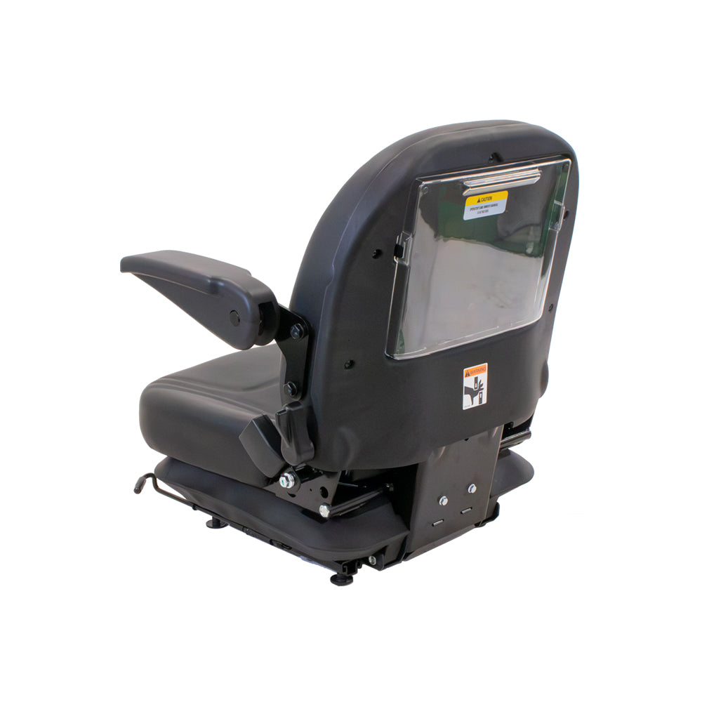 Uni Pro | Low-Profile Mechanical Suspension Seat | Armrests | OPS | Black Vinyl | GWG311585